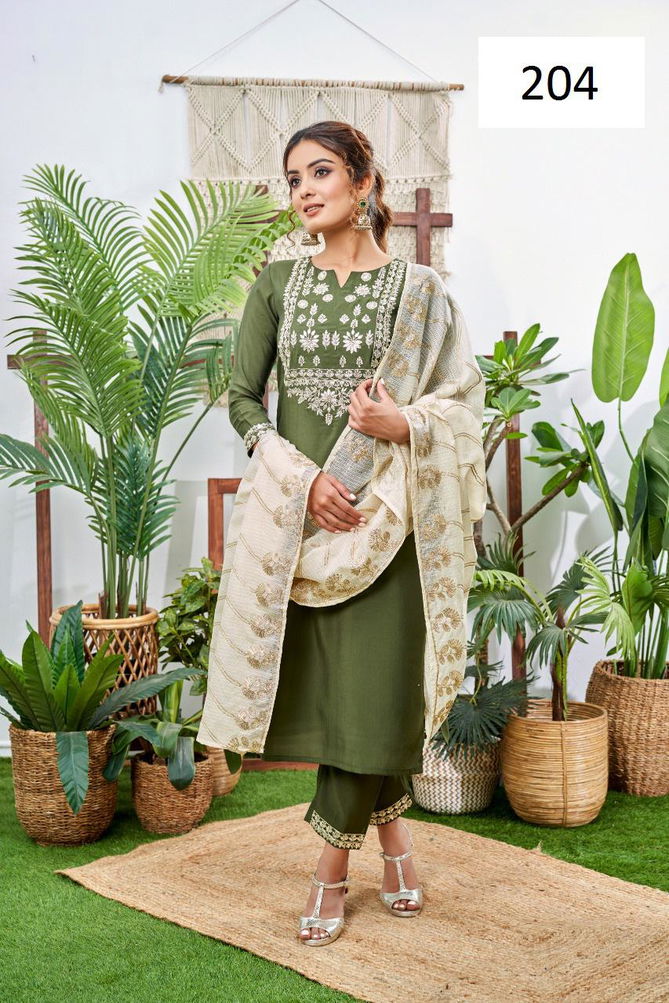 Suhani 204 Fancy Festive Wear Wholesale Readymade Salwar Suit Catalog Collection
